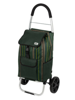 Тележка с сумкой 35 кг 34*31,5*98 см колеса d-19 см Dark green Park