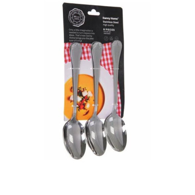 Ложка нерж сталь столовая  3 мм 6 шт Виконт Fessle