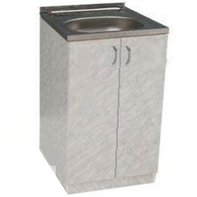 Тумба под нерж. мойку 50*50 мрамор Домино (без мойки) Тумба под нерж. мойку 50*50 мрамор Домино (без мойки)