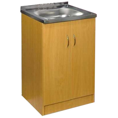 Тумба под нерж. мойку 60*50 вишня Домино (без мойки) Тумба под нерж. мойку 60*50 вишня Домино (без мойки)