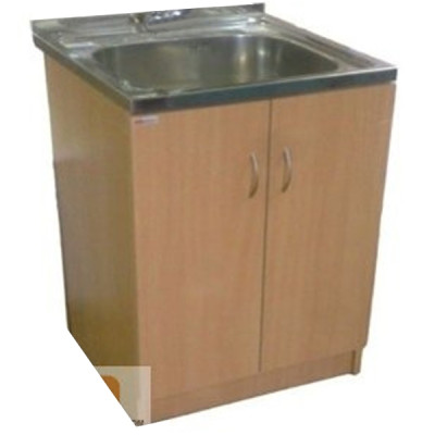 Тумба под нерж. мойку 60*60 бук Домино (без мойки) Тумба под нерж. мойку 60*60 бук Домино (без мойки)