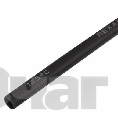 Трубка термоусадочная клеевая 3,0/1,0 мм 1м черная REXANT