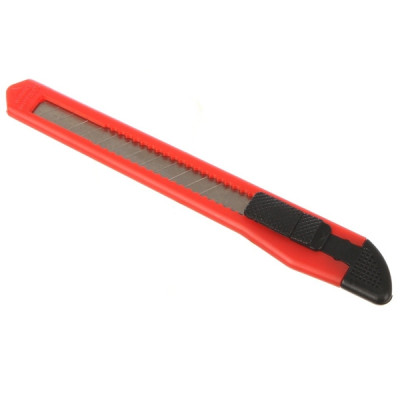 Нож канцелярский 9 мм корпус пластик НК Нож канцелярский 9 мм корпус пластик НК