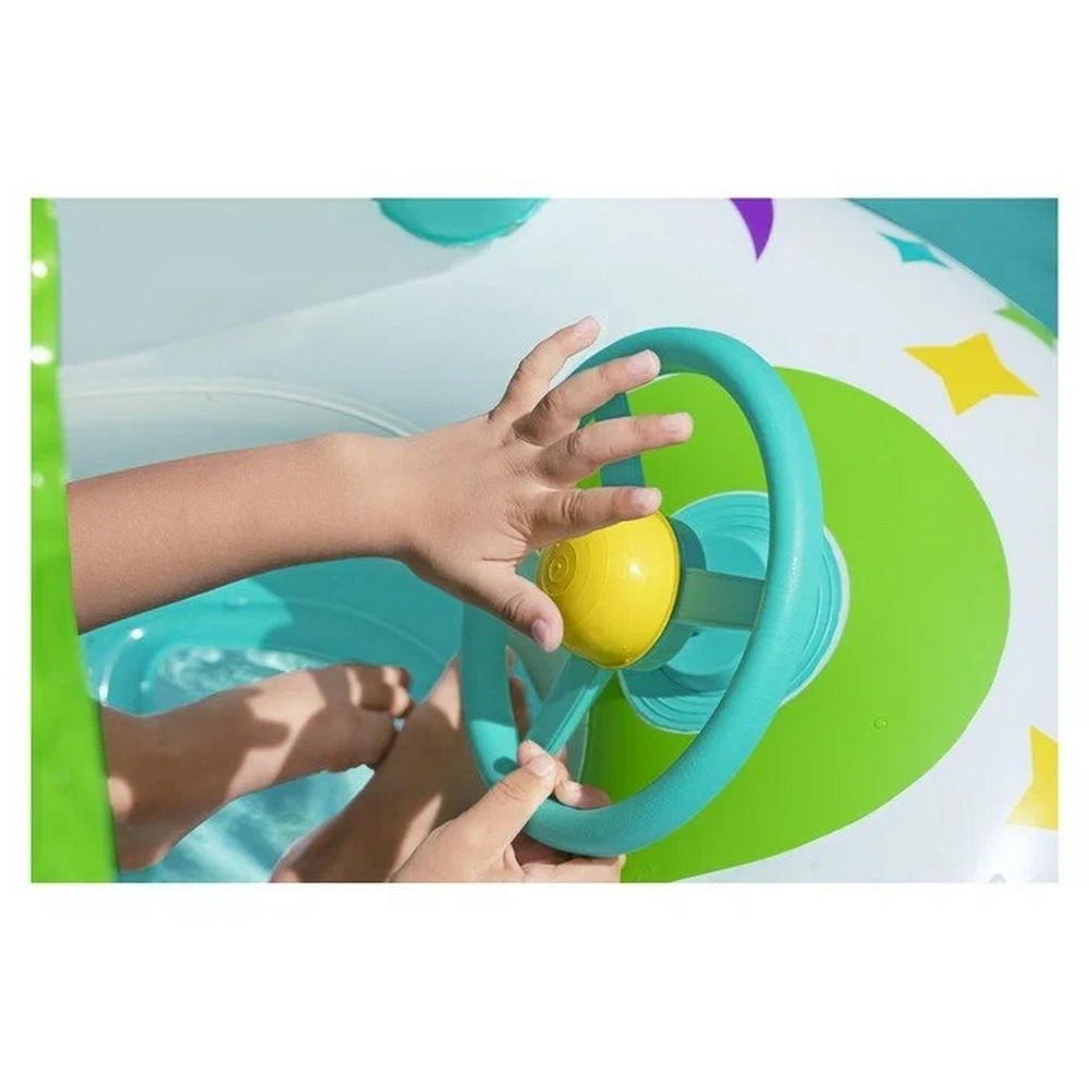 Игрушка для катания верхом 107*112 см лодочка Космос Bestway