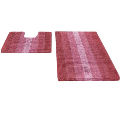 Коврик 60*90/60*50см Multimakaron розовый Шахинтекс