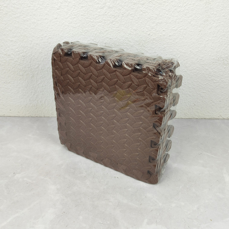 Рисунок Коврик-пазл 9шт 30*30*1см коричневый Baizheng