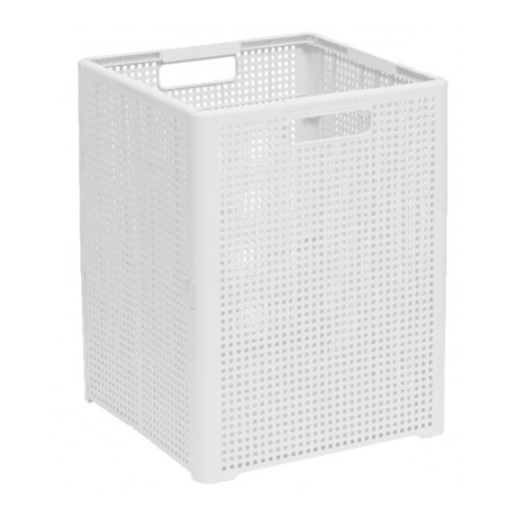 Корзина пластиковая 50 л 450*335*340 мм складная белый Лофт Violet