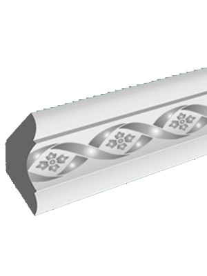 Плинтус экструзионный FK-4016 жемчуг 2,0м 30х30мм Флекс