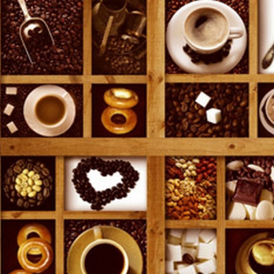 304/10 клеёнка Колорит на нетканой основе 1,30*25м коричневая