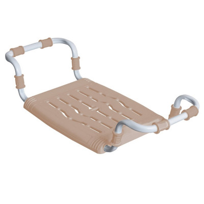Сиденье пластиковое на ванну 700*290*140 мм бежевый Nika
