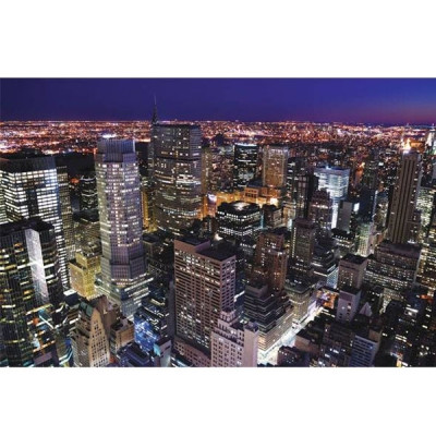 Фотообои бумажные Ночной город 16 листов 392*260 в тубе Фотообои бумажные Ночной город 16 листов 392*260 в тубе