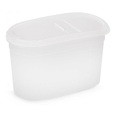 Емкость пластиковая для сыпучих продуктов с клапаном 1,2 л Фиеста