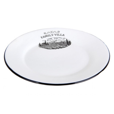 Тарелка керамическая десертная  18 см Family villa Коралл