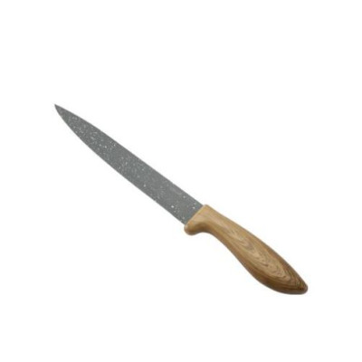 Нож нерж сталь 20 см деревянная ручка Baizheng