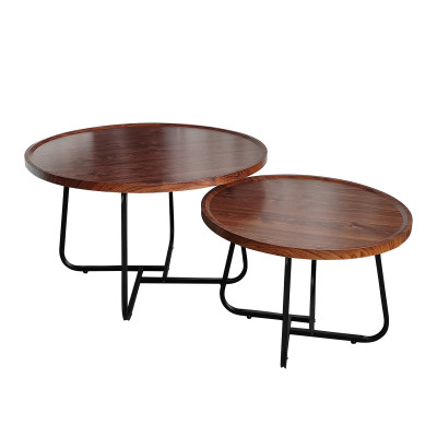 Стол МДФ журнальный 80*46/60*39 см 2в1 рама металл черный орех Baizheng Стол МДФ журнальный 80*46/60*39 см 2в1 рама металл черный орех Baizheng