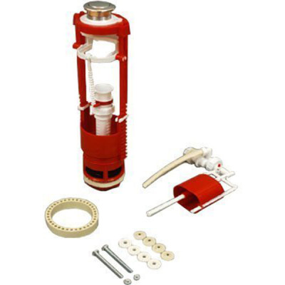 Арматура для унитаза РБМ универсальная, кнопка бок.подв., хром (20) АС-16.1М