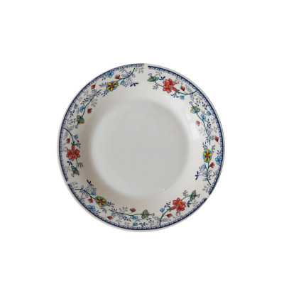 Тарелка фарфоровая десертная 20 см Флорис Коралл