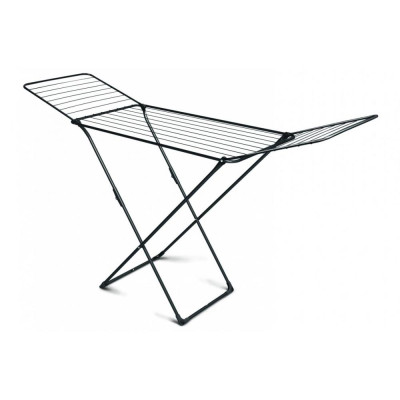 Сушилка металлическая напольная для белья 20 м 1970*535*1110 мм черная Nika