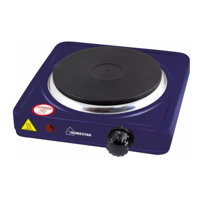 Электроплита одноконфорочная 1 кВт диск чугун сапфир HS-1102 HomeStar