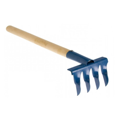 Грабли витые  4 зубцов с черенком