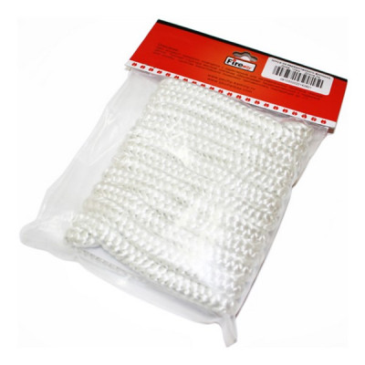 Шнур-изолятор стекловолок. 12мм 3м белый макс раб. темп. 850гр.ц.