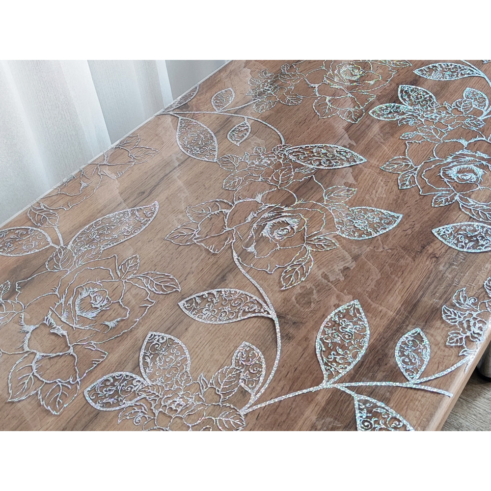 Клеенка силиконовая 0,6*20 м 0,6 мм BZ-1059-60CM Baizheng