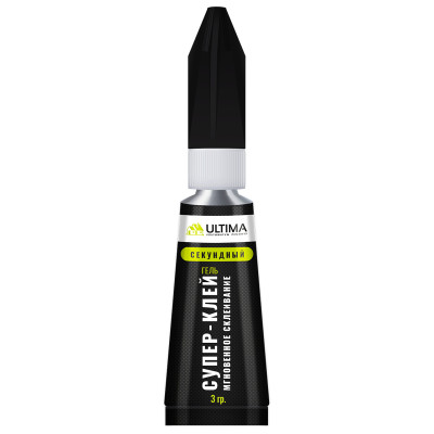 Суперклей Ultima гель 3гр (12/48)  NEW