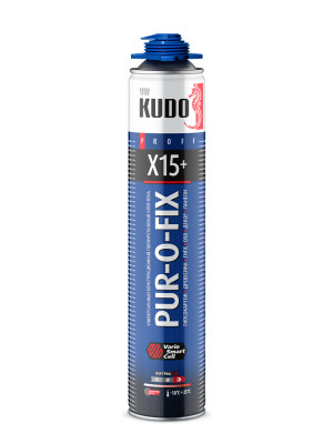 Клей-пена универсальный конструкционный профессиональный PUR-O-FIX всесезонный 1000мл Kudo Клей-пена универсальный конструкционный профессиональный PUR-O-FIX всесезонный 1000мл Kudo