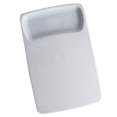 Доска пластиковая разделочная с лотком 372*243*27 мм Krita снежно белый Berossi Доска пластиковая разделочная с лотком 372*243*27 мм Krita снежно белый Berossi