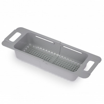 Сушилка пластиковая 375*170*85 мм на раковину раздвижная серый Альтернатива