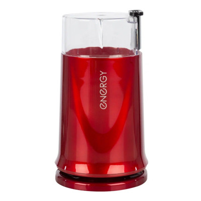 Кофемолка 150 Вт 50 гр чаша ножки нерж сталь импульс красный EN-110 Energy Кофемолка 150 Вт 50 гр чаша ножки нерж сталь импульс красный EN-110 Energy