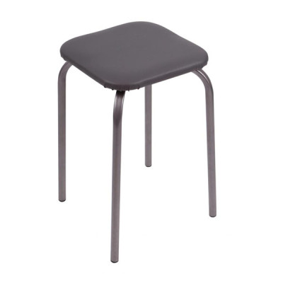 Табурет металлический 320*320*470 мм с мягким сиденьем серый ЭКОНОМ Nika Табурет металлический 320*320*470 мм с мягким сиденьем серый ЭКОНОМ Nika