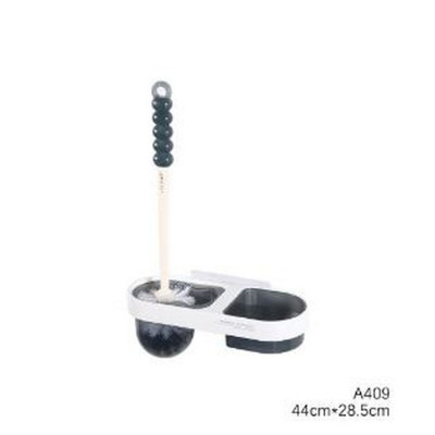 Ерш пластиковый для туалета с подставкой 440*285 мм для быт химии микс Baizheng