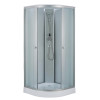 Мини фото Душевая кабина 90x90x210 KNOIS KN981 проф серебристый матов алюминий, 1/4 круга, низкий поддон