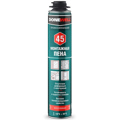 Пена монт проф Donewell 45 всесезонная 45л 1000мл
