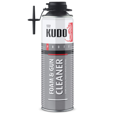 Очиститель монтажной пены Kudo Foam&Gun Cleaner 650мл