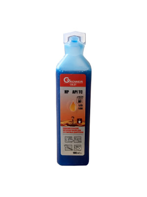 Масло 2-х так. GROWER 2T полусинтетика, 0,1л (100 мл) НР API TB (синее) Масло 2-х так. GROWER 2T полусинтетика, 0,1л (100 мл) НР API TB (синее)