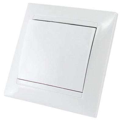Выключатель 1 кл. 10А белый Выключатель 1 кл. 10А белый