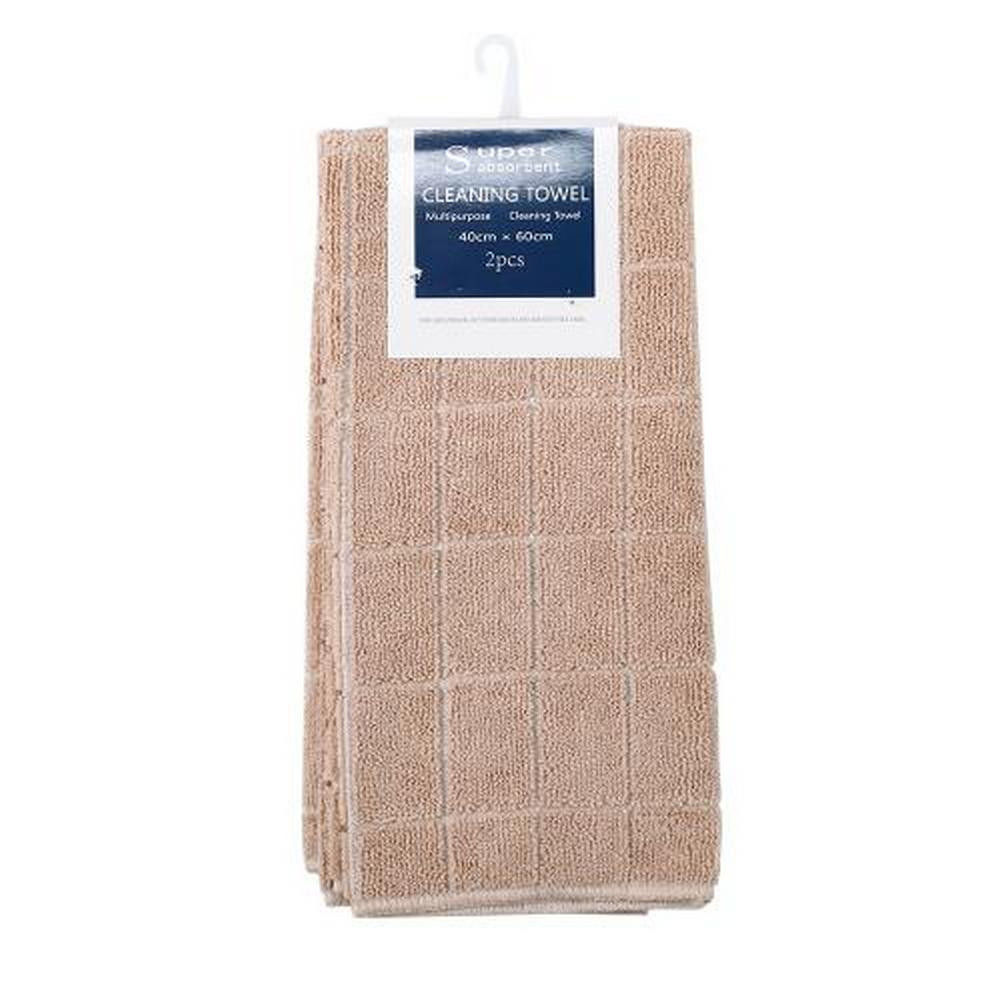 Салфетка микрофибра 2 шт 40*60 см микс BZ-MB006 Baizheng