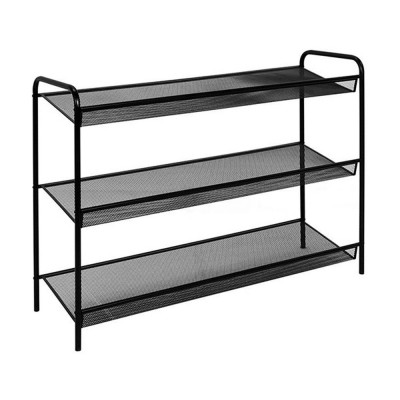 Подставка металлическая для обуви 3-х ярусная 86,5*60*27 см черный Женева 33 ЗМИ Подставка металлическая для обуви 3-х ярусная 86,5*60*27 см черный Женева 33 ЗМИ