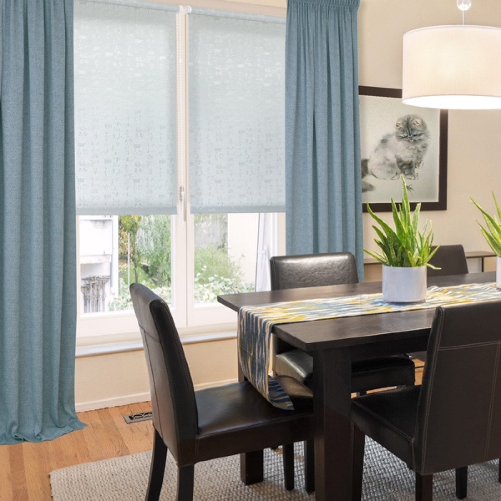 Штора рулонная 01М-25104 ширина 61(57)см высота 170см азия серый Дельфа
