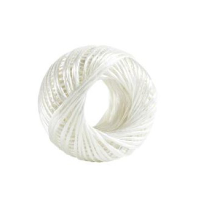 Шпагат полипропиленовый 80 м d-1 мм вязаный хозяйственный белый 100гр BZ-X70 Baizheng