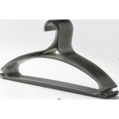 Вешалка пластиковая для одежды 41*21,5*1 см прозрачный микс BZ-2104 Baizheng