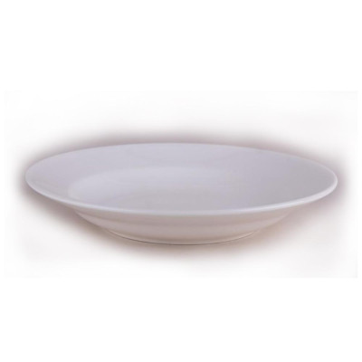 Тарелка фарфоровая суповая  20 см 250 мл Общепит Коралл