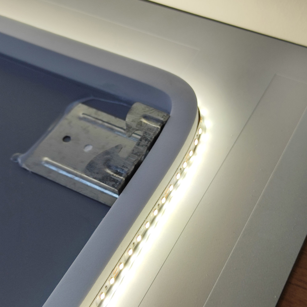Зеркало для ванной 60*80 см LED подсветка антизапотевание прямоугольное KN-1092A60/80 KNOIS