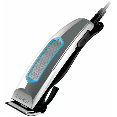 Машинка для стрижки 10 Вт сеть 220 В 4 насадки расческа серебро EN-733 Energy