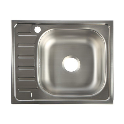 Мойка кухонная врезная 48x58*16см 0,6мм. (без сифона) Vladiks L-258 правая Мойка кухонная врезная 48x58*16см 0,6мм. (без сифона) Vladiks L-258 правая
