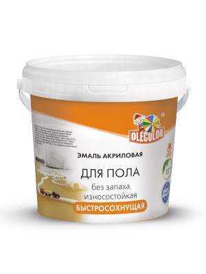 Эмаль для пола акриловая OLECOLOR золотистый 2,5кг