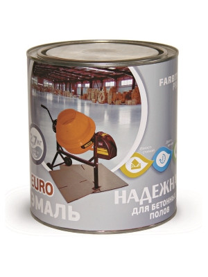 Эмаль для бетонных полов алкидно-уретановая FARBITEX PROFI краснно-коричневая 2,7кг Эмаль для бетонных полов алкидно-уретановая FARBITEX PROFI краснно-коричневая 2,7кг