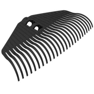 Грабли веерные пластин. 25 зубцов (41,5х21х6,5см) Агроном Премиум б/черенка